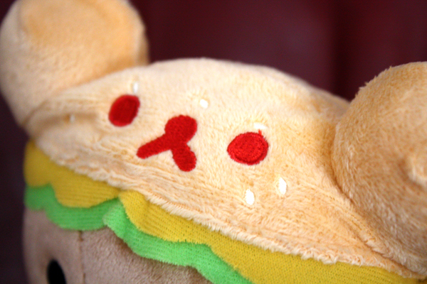 Hamburger Rilakkuma - hat detail