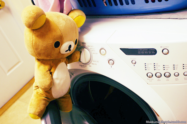 Rilakkuma Lifestyle Tumblr - laundry