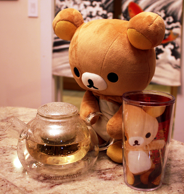 Oop, the teapot might be too heavy for him! Rilakkuma Lifestyle Tervis - ramen cup