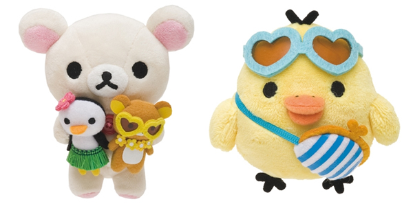 Rilakkuma x Lawson - Aloha Rilakkuma - Korilakkuma and Kiiroitori