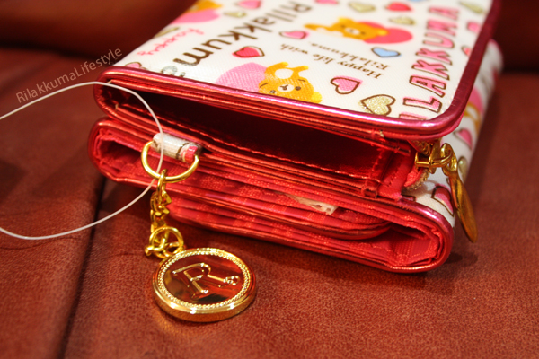 Rilakkuma Wallets - Happy mongram charm