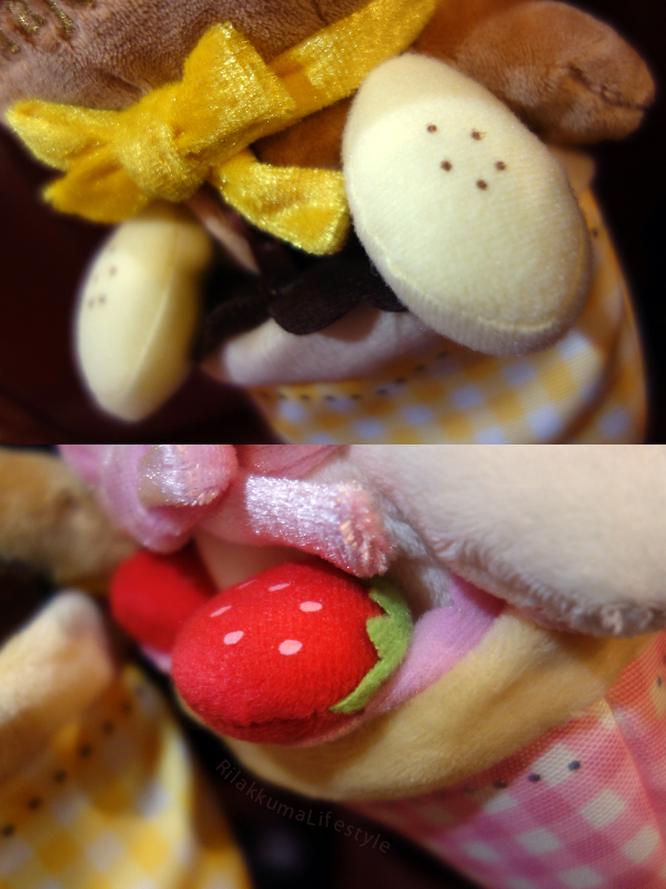 I would like to see more Rilakkuma + banana things. Harajuku 1st Anniversary - banana and strawberry detail