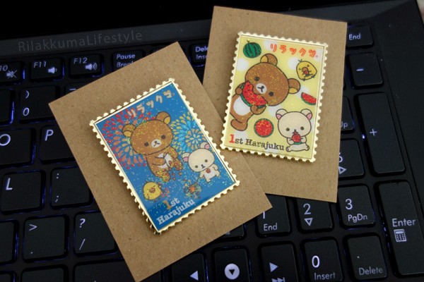 They're like stamps! Harajuku 1st Anniversary - pins