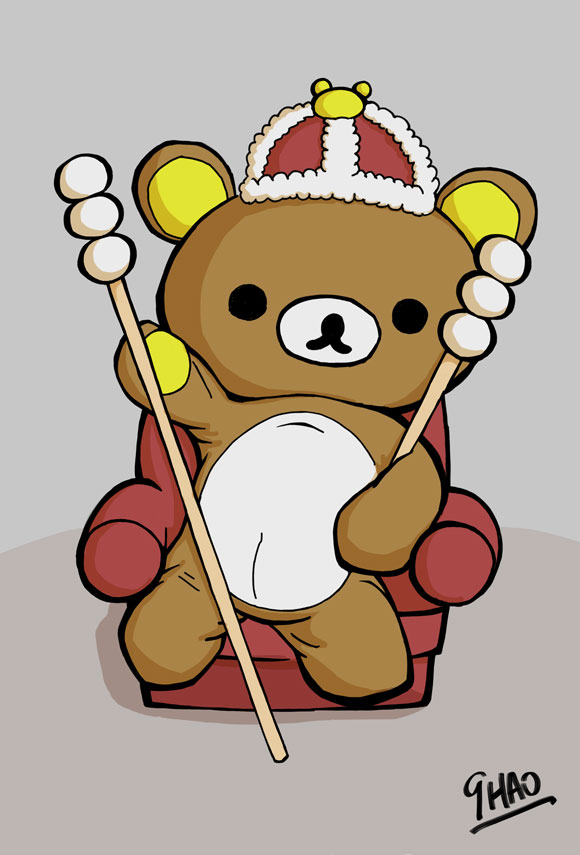 Rilakkuma Art - Royal BD Bear