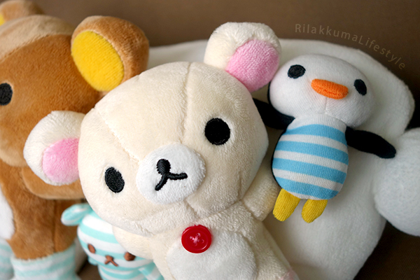 Kobe Rilakkuma Store Opening Plush Set - Korilakkuma detail
