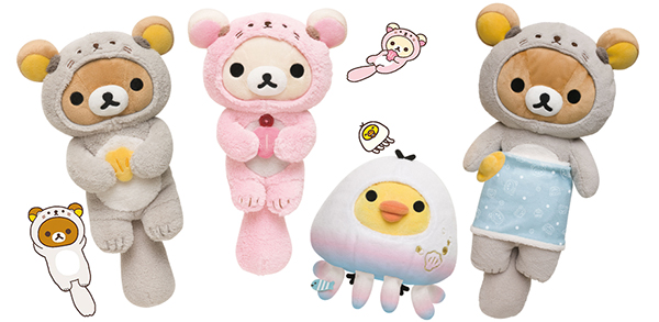 They look kinda like flying squirrels without the water context. Otter Series - だららっこ リラックマ - standard