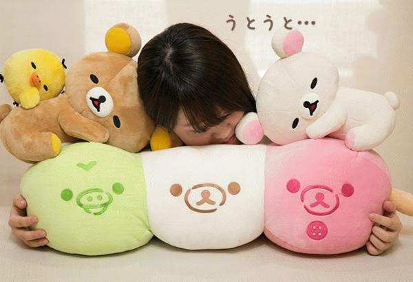 Teahouse Series - リラックマ茶屋 ぬいぐるみ - 大きいだんごもーちもちクッション - Net Shop Exclusive - instructions