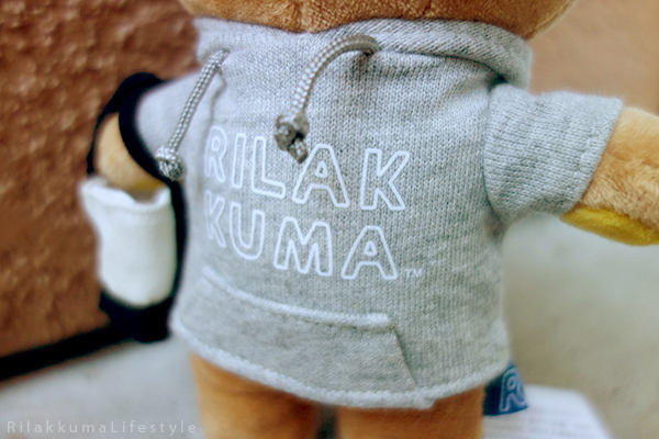 リラックマ - リラックマカジュアル - リラックマぬいぐるみ - Rilakkuma plush - Rilakkuma Casual plush - Rilakkuma Casual Series - Beanie Rilakkuma - Hoodie Rilakkuma - Tote bag Rilakkuma - front hoodie detail