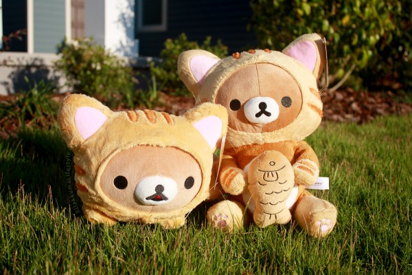 Rilakkuma Lifestyle - Rilakkuma plush - Tiger series - taiyaki - cat series - stuffed animal - cute - kawaii - のんびりネコ - リラックマ ぬいぐるみ - both full